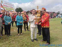 Desa Tewang Manyangen Juara I Lomba Gotong Royong