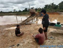 Pelaku PETI Diciduk di Lokasi Tambang