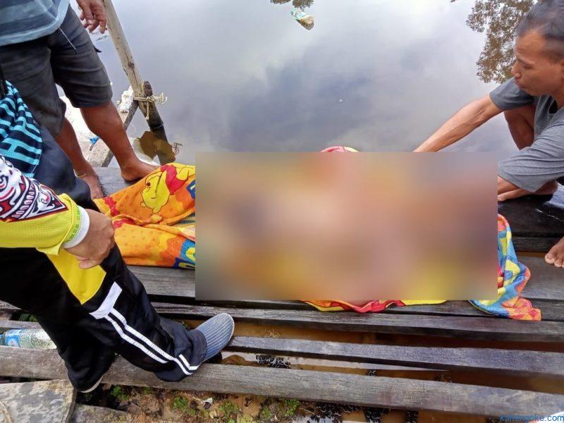 pemuda tewas di danau