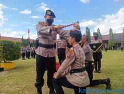 Ratusan Personel Ditsamapta Polda Kalteng Digeser Polres Jajaran