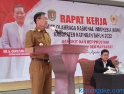 KONI Katingan Dituntut Maksimalkan Cabor Unggulan