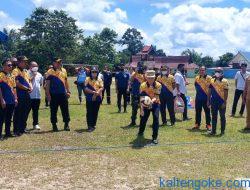 Bupati Gumas Buka Turnamen Bola Volly