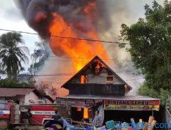 Rumah Kayu di Tewah Hangus Terbakar, Pemilik Alami Kerugian Rp 200 Juta