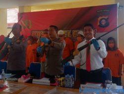 Polres Kapuas Ungkap Kasus Narkotika dan Senpi Rakitan
