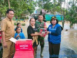 Dinsos Gumas Salurkan Bantuan Makanan Siap Saji di Dua Lokasi