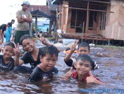 Sungai Kahayan Meluap, Kawasan Mendawai Terendam