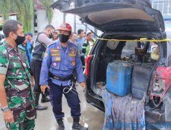 Mobil Pelangsir Meledak, Tubuh Sopir Diselimuti Api