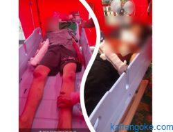 Diduga Korban Tabrak Lari, Dua Anak Muda Terkapar di Jalan