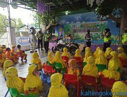 Satlantas Polresta Palangkaraya Edukasi Anak Paud Tata Tertib Berkendara