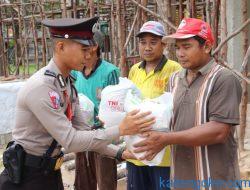 Siswa Bintara Latja di Polres Kobar Gelar Bakti Sosial