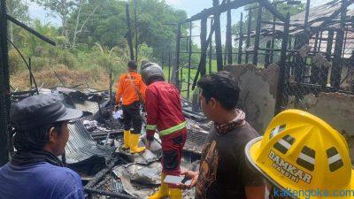 Dua Rumah di Kapuas Ludes Terbakar