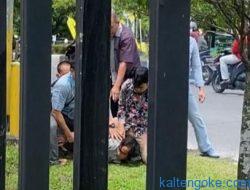 Pelaku Penusukan di Kawasan Mapolda Kalteng Sempat Kabur ke Jalan Sebelum Dilumpuhkan Polisi