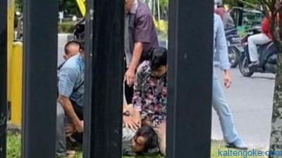 Pelaku Penusukan di Kawasan Mapolda Kalteng Sempat Kabur ke Jalan Sebelum Dilumpuhkan Polisi