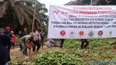 Tangkap Pemasang Spanduk Penghentian Kegiatan PT. Gemareksa Mekarsari, Diduga Melanggar Hukum