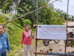 Diduga Ingkari Janji, Koperasi Dayak Hapakat “Portal” Akses PT BMB