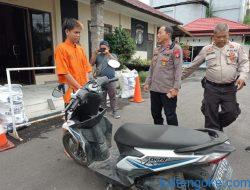 Asyik Nongkrong Pelaku Curanmor Diringkus