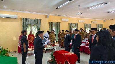 Bupati Katingan Lantik 15 Pejabat Eselon III