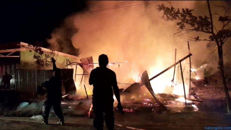 Toko Sembako Terbakar, Elpiji Meledak