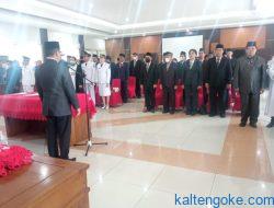 Bupati Bartim Lantik Puluhan Pejabat
