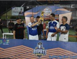 Bupati Tutup Turnamen Mini Soccer Liga Desa