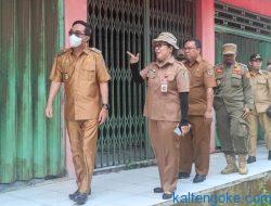 Wabup Soroti Blok Pasar Kasongan yang Banyak Kosong