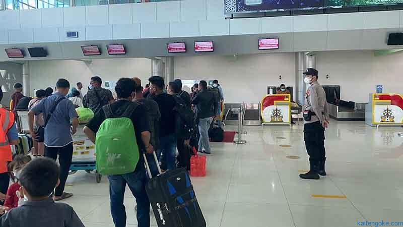 Jelang Mudik Bandara Tjilik Riwut Diperketat