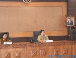 Pastikan Pilkades Berjalan Lancar Bupati Pimpin Rapat Evaluasi Tahapan Pilkades