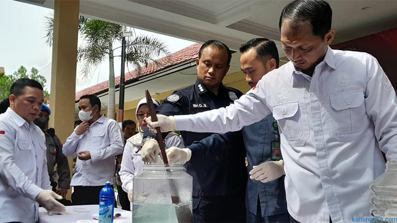 Polda Kalteng Musnahkan