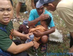 Brakkk..Dua Motor Saling Hantam di Simpang Tiga