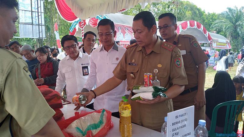 Enam Titik Peluncuran Gerakan Pangan Murah di Kalteng