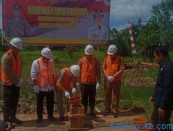 Peletakan Batu Pertama Pembangunan Mako Polsek Kahayan Hilir