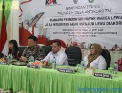 Bagendang Hilir Percontohan Desa Antikorupsi
