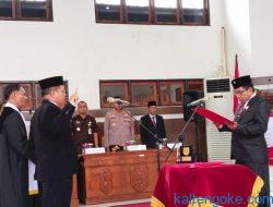 Edison D Kenting Dilantik Sebagai Anggota DPRD Gumas