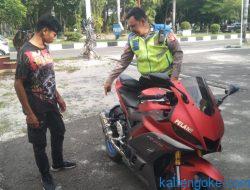 Polisi Jaring Pengguna Knalpot Brong