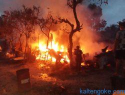 Rumah Berpenghuni 11 Orang di Gunung Mas Ludes Terbakar