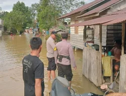 Kecamatan Arut Utara Terendam, Puluhan KK Terdampak