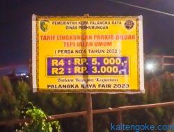 Pengunjung Palangka Raya Fair Keluhkan Tarif Parkir