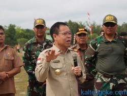 Kodim 1019/Katingan Gelar Lomba Tarik Truk Militer