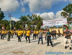 Bupati Ikuti Senam Bersama HUT Polwan ke-75