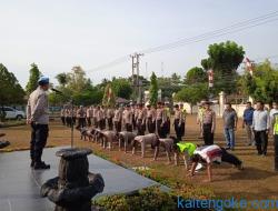 Indisipliner, Delapan Polisi Dihukum Push Up
