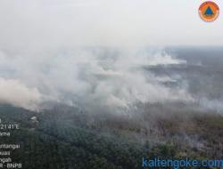 Kebakaran Lahan di Area Kebun PT Graha Inti Jaya