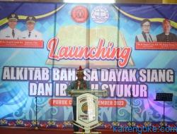 Pemkab Mura Apresiasi Peluncuran Alkitab Bahasa Dayak Siang