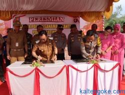 Kantor Baru Polsek Sanaman Mantikei Diresmikan