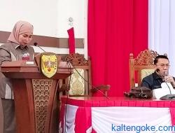 Fraksi GKB Berikan Dua Pandangan Umum kepada Pemda Gumas