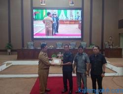 Pj Bupati Katingan Sampaikan Usulan Empat Raperda