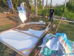 Baliho Caleg Tanpa Izin Dibongkar