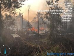 Kebakaran Lahan Tak Terkendali, Satu Unit Rumah Rata dengan Tanah