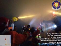 Kebakaran Ruko Sembako di Sampit, Kerugian Capai Ratusan Juta