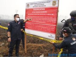 KLHK Segel Lahan PT PGK