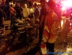 Motor Pembalap Liar di Kota Palangka Raya Dibakar